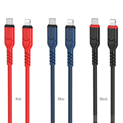 hoco X59 Victory PD 20W USB-C / Type-C to 8 Pin Charging Data Dable, Length:1m(Blue) - 2 in 1 Cable by hoco | Online Shopping South Africa | PMC Jewellery