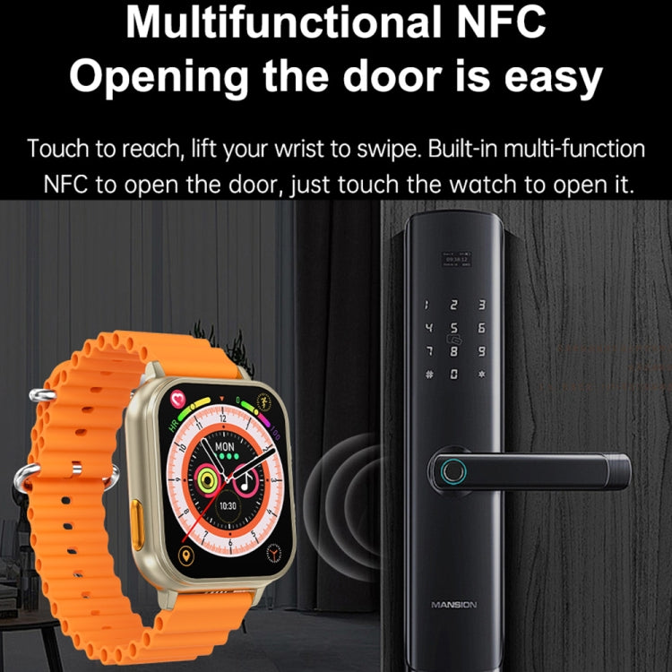 N22 2 in 1 1.96 inch HD Display Sport Bluetooth Call Earphone Smart Watch(Black) - Smart Wear by PMC Jewellery | Online Shopping South Africa | PMC Jewellery