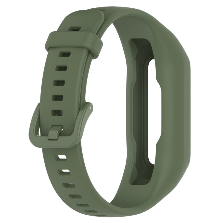 For Keep Band B2 Solid Color Integrated Silicone Watch Band(Army Green) - Smart Wear by PMC Jewellery | Online Shopping South Africa | PMC Jewellery