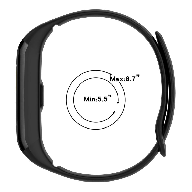 For Mambo Band 5 / 5S Solid Color Silicone Replacement Watch Band(Purple) - Smart Wear by PMC TechLife | Online Shopping South Africa | PMC TechLife