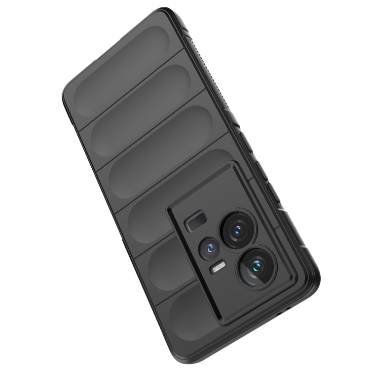 For vivo iQOO 11 5G Magic Shield TPU + Flannel Phone Case(Red) - vivo Cases by PMC TechLife | Online Shopping South Africa | PMC TechLife | Buy Now Pay Later Mobicred