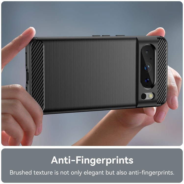 For Google Pixel 8 Pro Carbon Fiber Brushed Texture TPU Case(Black) - free shipping - PMC TechLife - Order now!