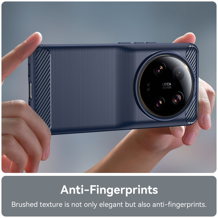 For Xiaomi 13 Ultra Carbon Fiber Brushed Texture TPU Case(Navy) - free shipping - PMC TechLife - Order now!