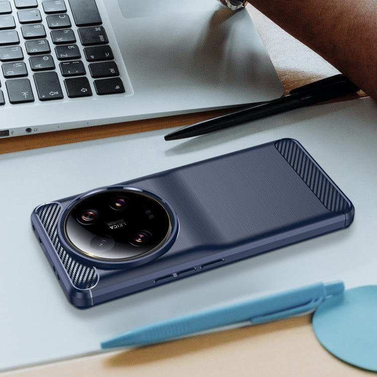 For Xiaomi 13 Ultra Carbon Fiber Brushed Texture TPU Case(Navy) - free shipping - PMC TechLife - Order now!