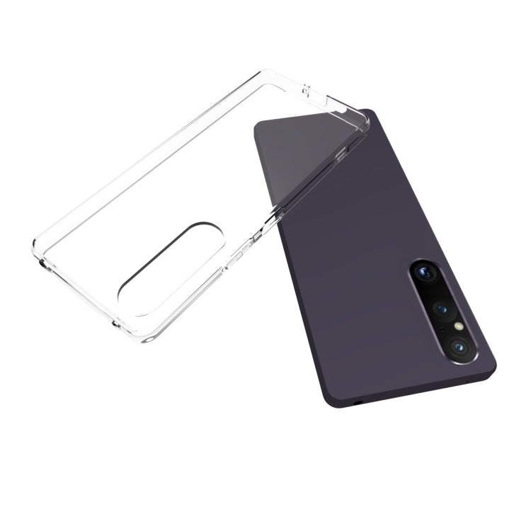 For Sony Xperia 1 V Waterproof Texture TPU Phone Case(Transparent) - free shipping - PMC TechLife - Order now!
