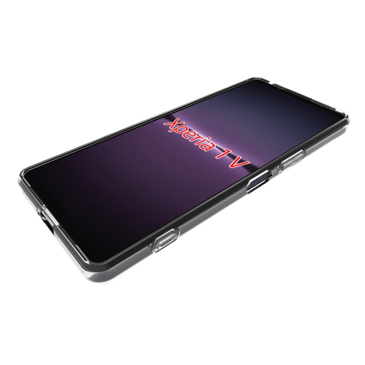 For Sony Xperia 1 V Waterproof Texture TPU Phone Case(Transparent) - Sony Cases by PMC Jewellery | Online Shopping South Africa | PMC Jewellery