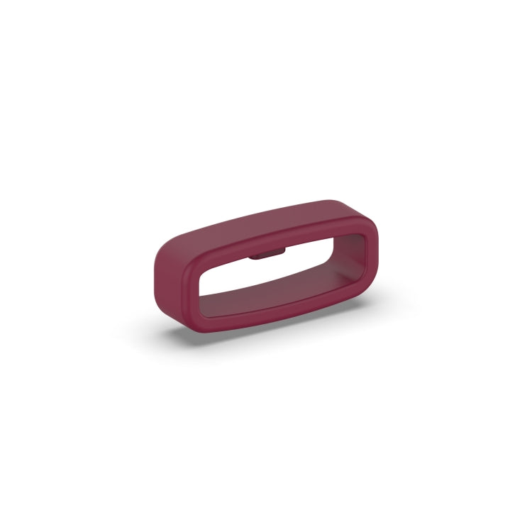 20mm 10pcs Universal Watch Band Fixed Silicone Ring Safety Buckle(Wine Red) -  by PMC Jewellery | Online Shopping South Africa | PMC Jewellery