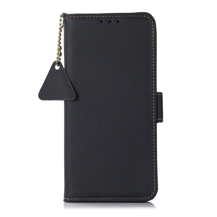 For Xiaomi 13 Ultra Side-Magnetic TJ Genuine Leather RFID Phone Case(Blue) - 13 Ultra Cases by PMC TechLife | Online Shopping South Africa | PMC TechLife