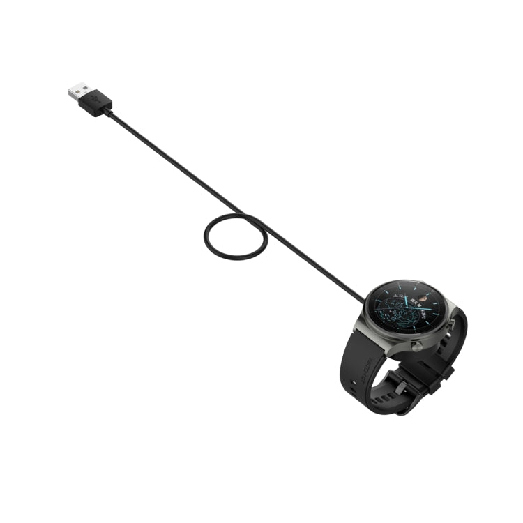 For Huawei Watch Ultimate Smart Watch Magnetic Charging Cable, Length: 1m, Style:Integrated Version(Black) -  by PMC TechLife | Online Shopping South Africa | PMC TechLife