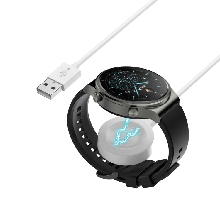 For Huawei Watch Ultimate Smart Watch Magnetic Charging Cable, Length: 1m, Style:Split Version(White) -  by PMC TechLife | Online Shopping South Africa | PMC TechLife