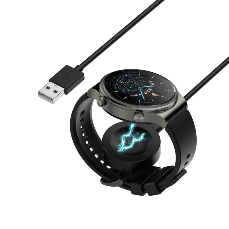 For Huawei Watch Ultimate Smart Watch Magnetic Charging Cable, Length: 1m, Style:Split Version(Black) -  by PMC TechLife | Online Shopping South Africa | PMC TechLife