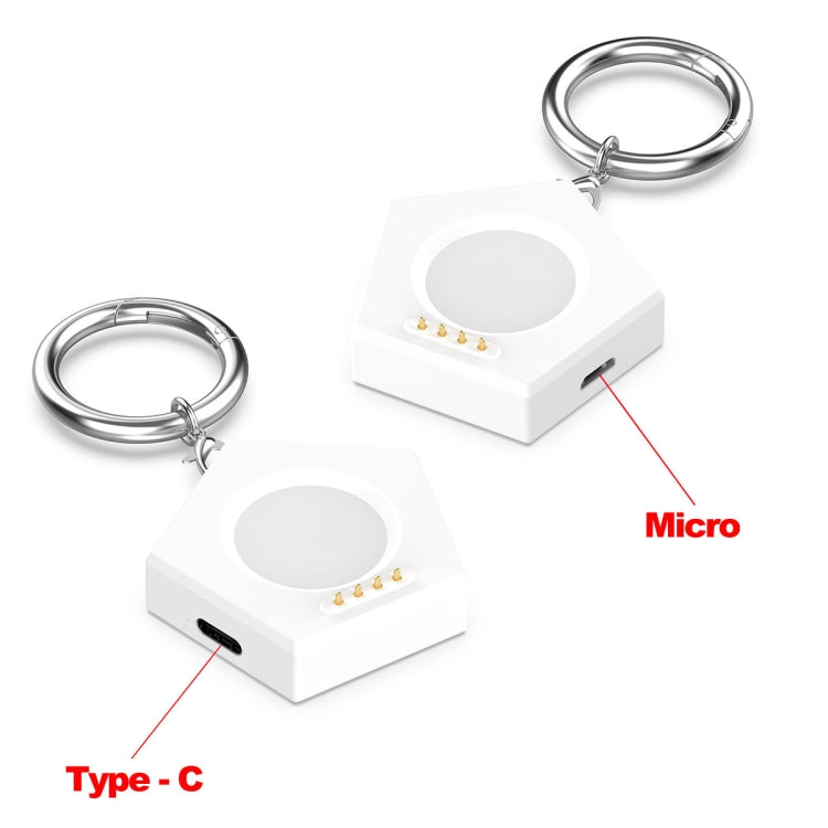 For OPPO Watch 3 / Watch 3 Pro Portable Universal Smart Watch Charger, Port:Micro-USB(Black) - Charger by PMC TechLife | Online Shopping South Africa | PMC TechLife