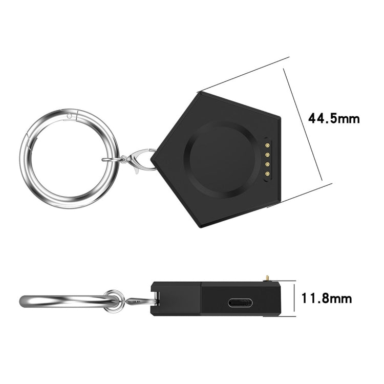 For OPPO Watch 3 / Watch 3 Pro Portable Universal Smart Watch Charger, Port:Micro-USB(Black) - Charger by PMC TechLife | Online Shopping South Africa | PMC TechLife