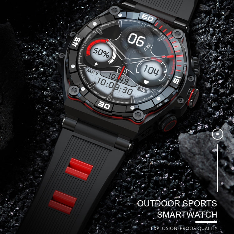 CT18 1.43 inch AMOLED Screen Smart Watch Supports Bluetooth Call/Blood Oxygen Detection(Orange) - Smart Watches by PMC TechLife | Online Shopping South Africa | PMC TechLife