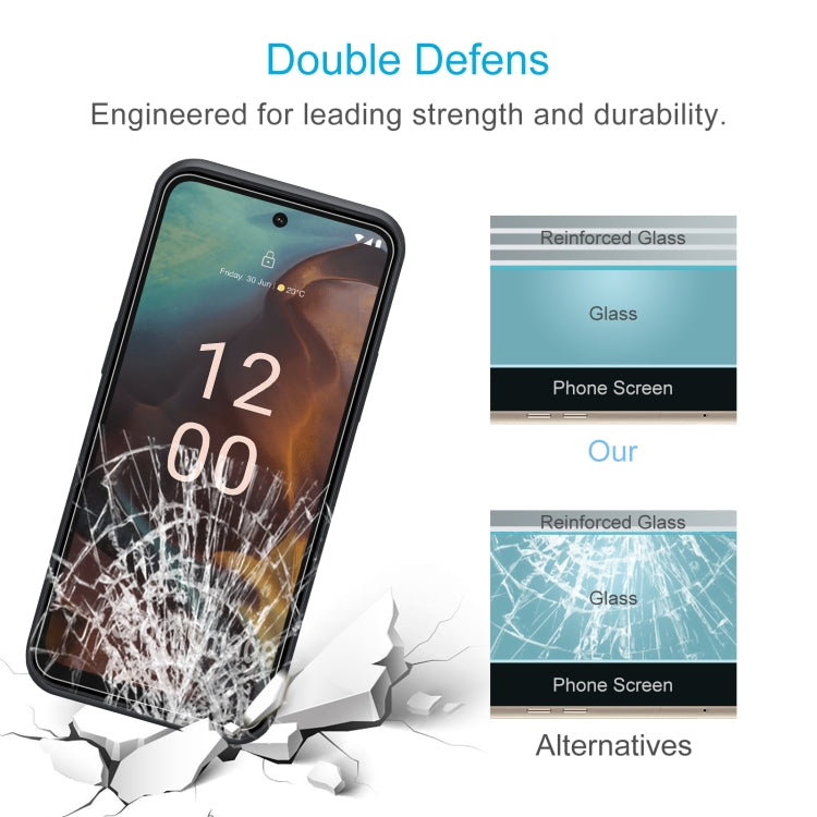 For Nokia XR21 10pcs 0.26mm 9H 2.5D Tempered Glass Film - free shipping - PMC TechLife - Order now!