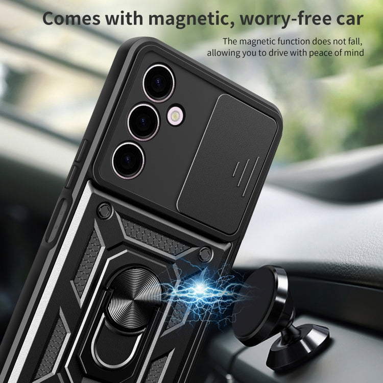 For Samsung Galaxy A24 4G Sliding Camera Cover Design TPU+PC Phone Case(Red) - free shipping - PMC TechLife - Order now!