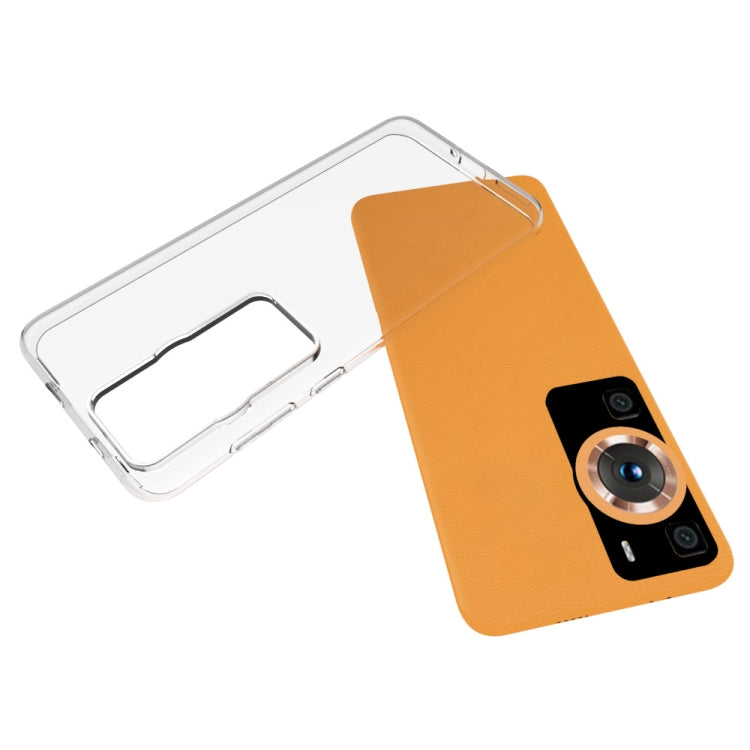 For Huawei P60 / P60 Pro Waterproof Texture TPU Phone Case(Transparent) - Huawei Cases by PMC Jewellery | Online Shopping South Africa | PMC Jewellery