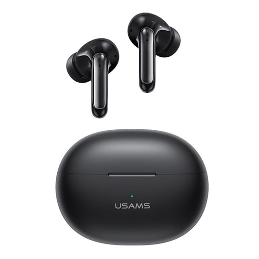 USAMS XD19 ENC Dual Wheat Noise Reduction TWS In-Ear Wireless Bluetooth Earphone(Black) - TWS Earphone by USAMS | Online Shopping South Africa | PMC Jewellery