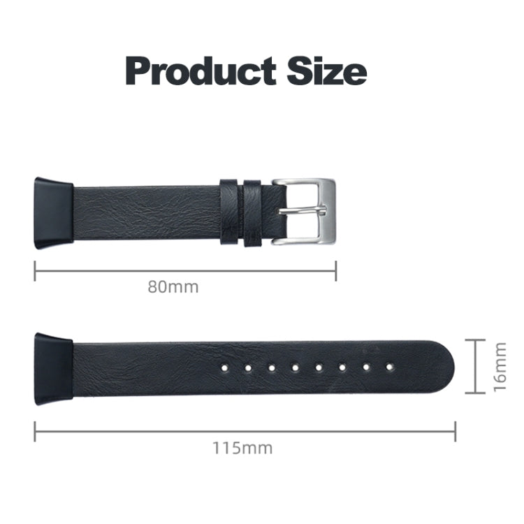 For Xiaomi Mi Band 7 Pro Leather Texture Replacement Watch Band(Army Green) -  by PMC TechLife | Online Shopping South Africa | PMC TechLife