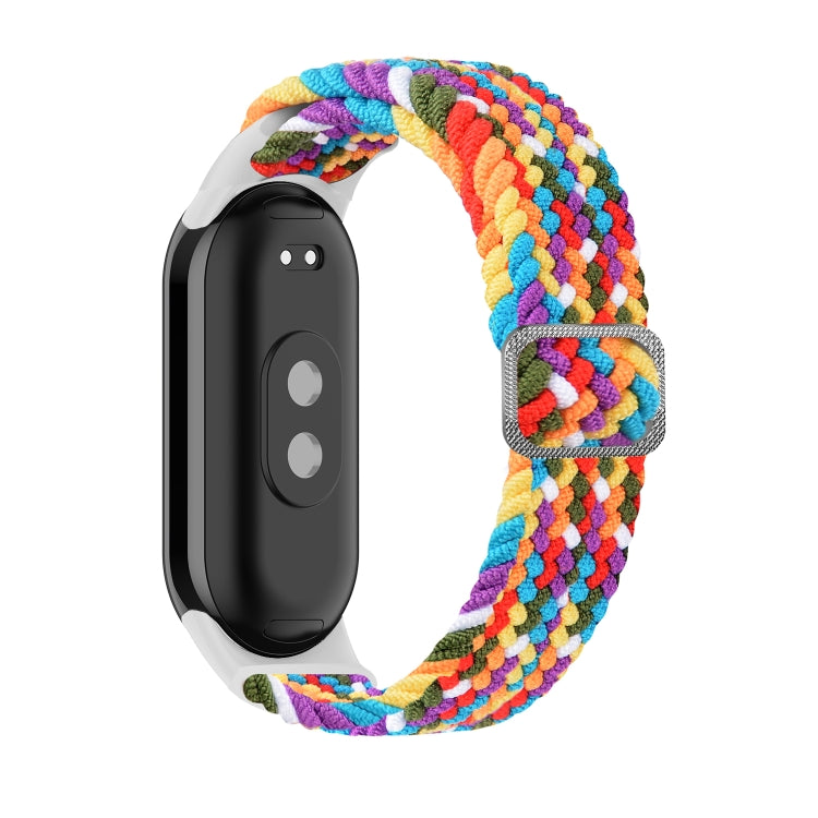 For Xiaomi Mi Band 8 Adjustable Nylon Braided Elasticity Watch Band(Rainbow) -  by PMC TechLife | Online Shopping South Africa | PMC TechLife