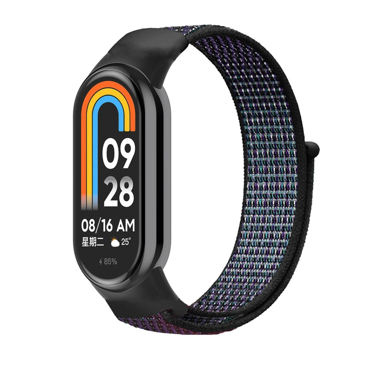 For Xiaomi Mi Band 8 Loop Nylon Replacement Watch Band(Grape Purple) -  by PMC TechLife | Online Shopping South Africa | PMC TechLife