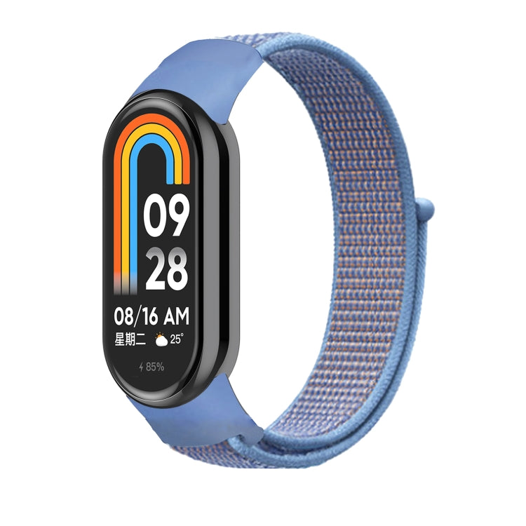 For Xiaomi Mi Band 8 Loop Nylon Replacement Watch Band(Blue) -  by PMC TechLife | Online Shopping South Africa | PMC TechLife