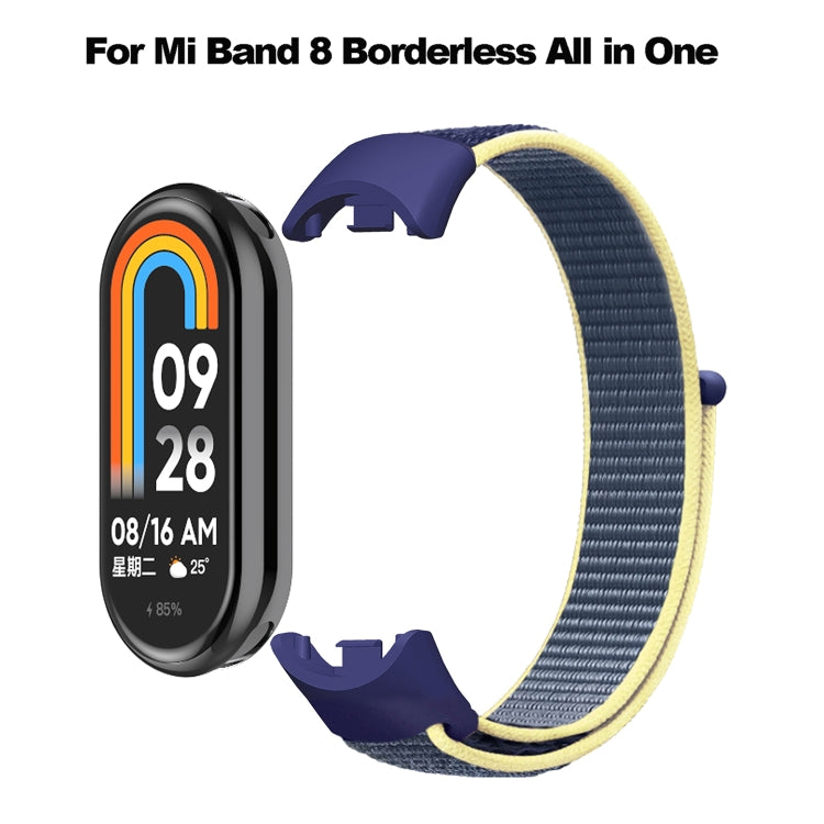 For Xiaomi Mi Band 8 Loop Nylon Replacement Watch Band(Blue) -  by PMC TechLife | Online Shopping South Africa | PMC TechLife