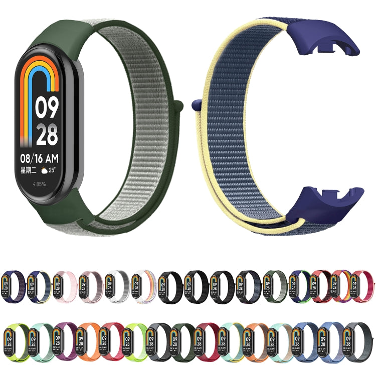 For Xiaomi Mi Band 8 Loop Nylon Replacement Watch Band(Black) -  by PMC TechLife | Online Shopping South Africa | PMC TechLife