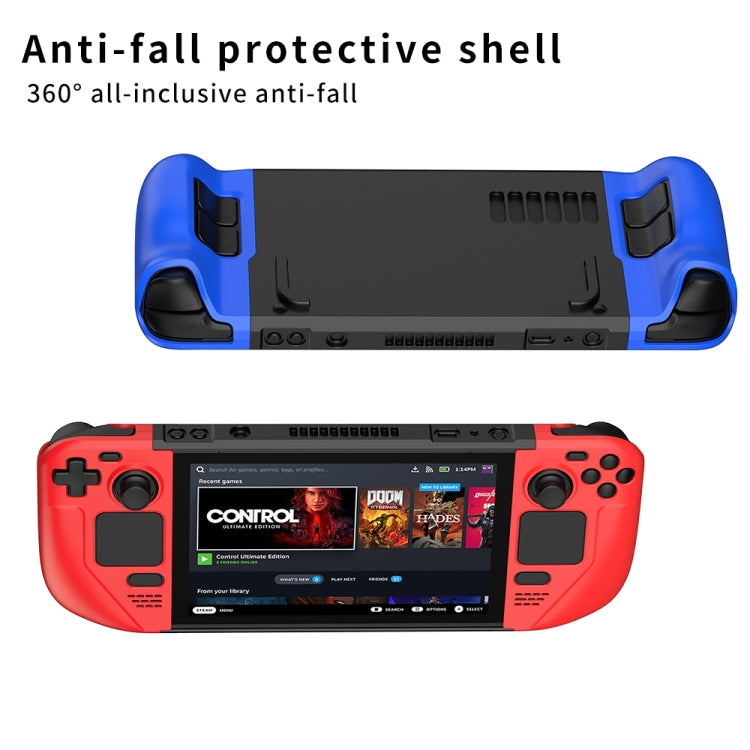 GKK For Steam Deck Color Contrast Anti-fall Game Console Case(Black) - Cover Case by GKK | Online Shopping South Africa | PMC Jewellery | Buy Now Pay Later Mobicred