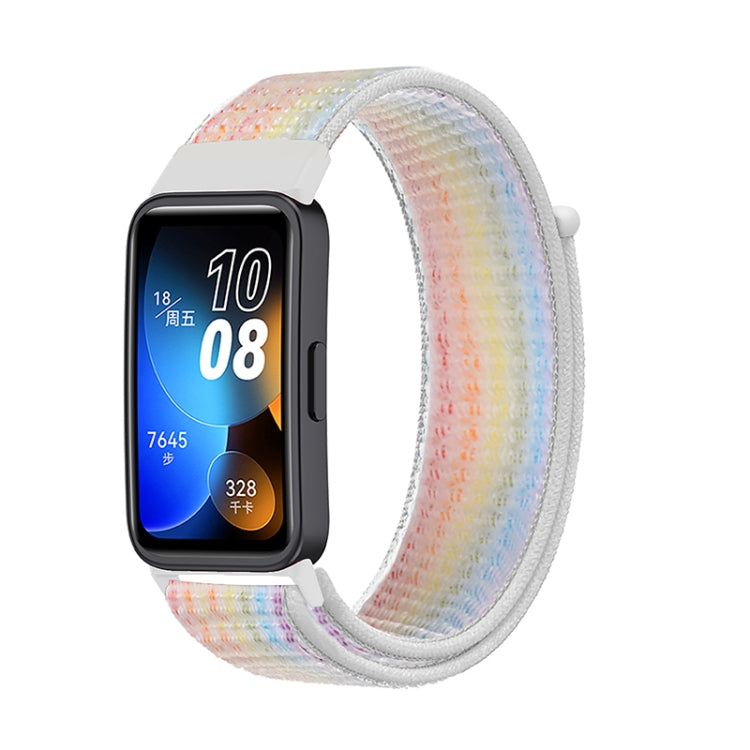 For Huawei Band 8 16mm Woven Nylon Loop Watch Band(Colorful) - Watch Bands by PMC TechLife | Online Shopping South Africa | PMC TechLife