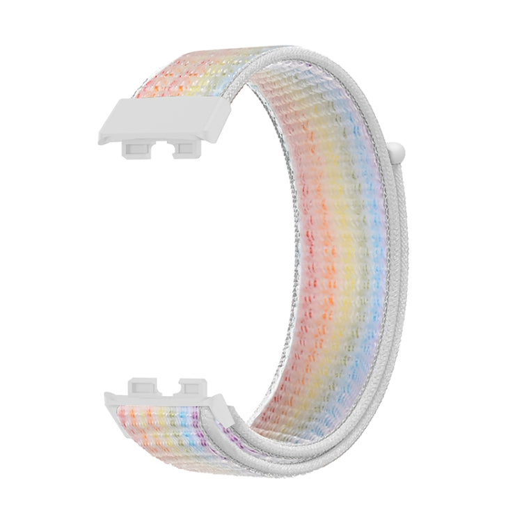For Huawei Band 8 16mm Woven Nylon Loop Watch Band(Colorful) - Watch Bands by PMC TechLife | Online Shopping South Africa | PMC TechLife