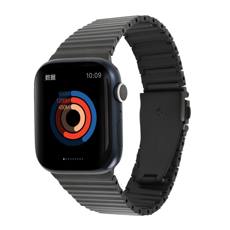Ocean Metal Replacement Watch Band For Apple Watch SE 2022 44mm(Black) -  by PMC TechLife | Online Shopping South Africa | PMC TechLife