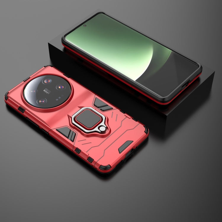 For Xiaomi 13 Ultra Magnetic Ring Holder PC + TPU Phone Case(Red) - free shipping - PMC TechLife - Order now!
