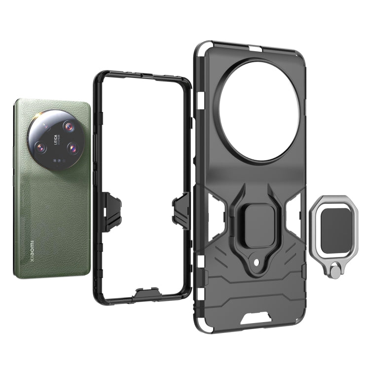 For Xiaomi 13 Ultra Magnetic Ring Holder PC + TPU Phone Case(Red) - free shipping - PMC TechLife - Order now!