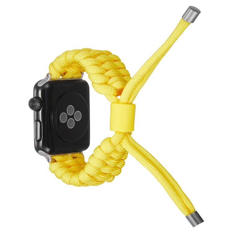 Stretch Plain Silicone Bean Watch Band For Apple Watch 8 45mm(Yellow) -  by PMC TechLife | Online Shopping South Africa | PMC TechLife