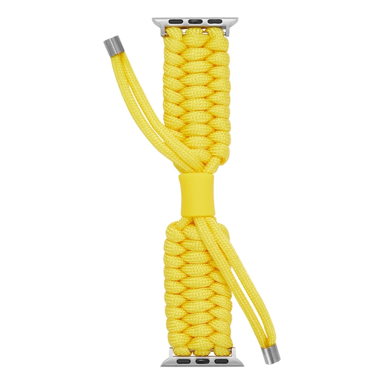 Stretch Plain Silicone Bean Watch Band For Apple Watch 8 45mm(Yellow) -  by PMC TechLife | Online Shopping South Africa | PMC TechLife