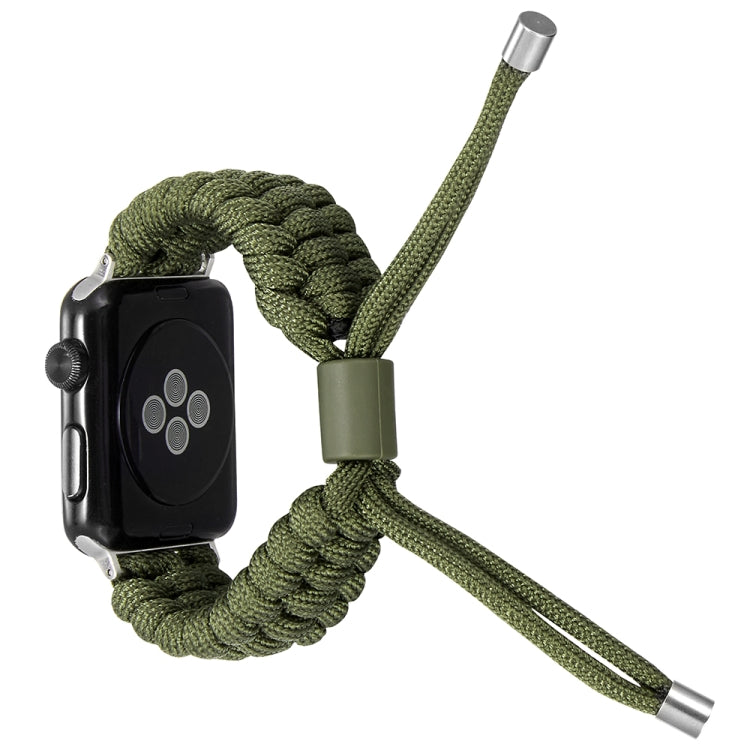 Stretch Plain Silicone Bean Watch Band For Apple Watch 8 45mm(Army Green) -  by PMC TechLife | Online Shopping South Africa | PMC TechLife