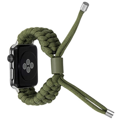 Stretch Plain Silicone Bean Watch Band For Apple Watch 8 45mm(Army Green) -  by PMC Jewellery | Online Shopping South Africa | PMC Jewellery