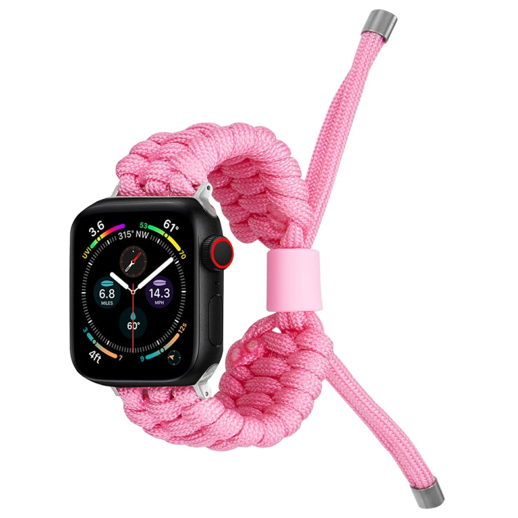 Stretch Plain Silicone Bean Watch Band For Apple Watch 8 45mm(Light Pink) -  by PMC TechLife | Online Shopping South Africa | PMC TechLife