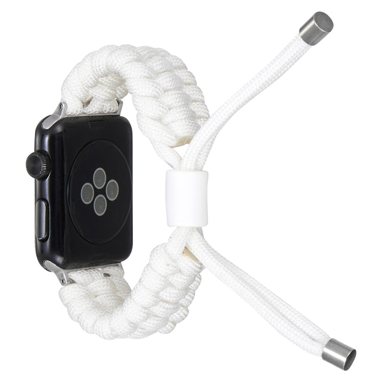 Stretch Plain Silicone Bean Watch Band For Apple Watch SE 2022 40mm(White) -  by PMC TechLife | Online Shopping South Africa | PMC TechLife