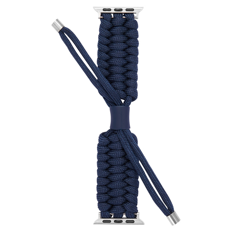 Stretch Plain Silicone Bean Watch Band For Apple Watch SE 2022 44mm(Navy Blue) -  by PMC TechLife | Online Shopping South Africa | PMC TechLife
