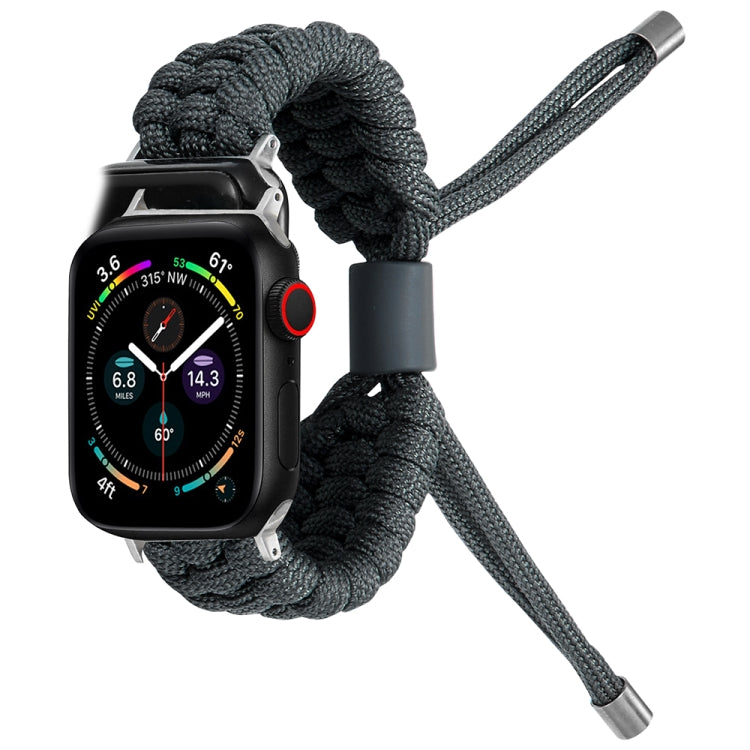 Stretch Plain Silicone Bean Watch Band For Apple Watch SE 40mm(Dark Grey) -  by PMC TechLife | Online Shopping South Africa | PMC TechLife