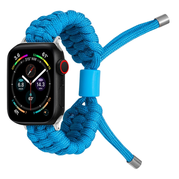 Stretch Plain Silicone Bean Watch Band For Apple Watch SE 40mm(Sky Blue) -  by PMC TechLife | Online Shopping South Africa | PMC TechLife