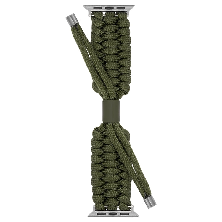 Stretch Plain Silicone Bean Watch Band For Apple Watch 5 40mm(Army Green) -  by PMC TechLife | Online Shopping South Africa | PMC TechLife