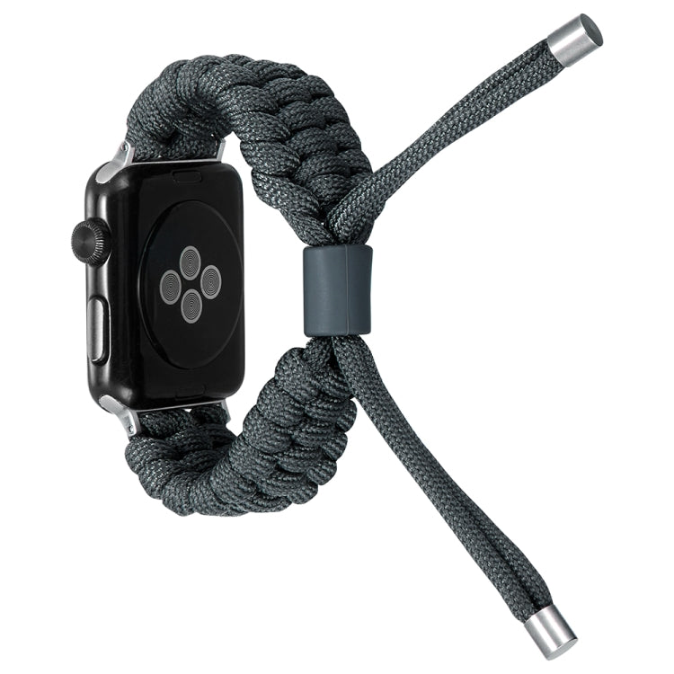 Stretch Plain Silicone Bean Watch Band For Apple Watch 4 40mm(Dark Grey) -  by PMC TechLife | Online Shopping South Africa | PMC TechLife