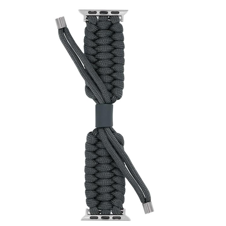 Stretch Plain Silicone Bean Watch Band For Apple Watch 4 44mm(Dark Grey) -  by PMC TechLife | Online Shopping South Africa | PMC TechLife