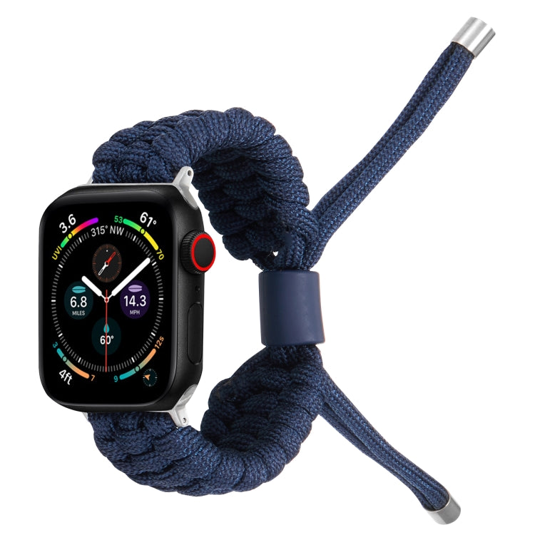 Stretch Plain Silicone Bean Watch Band For Apple Watch 2 42 mm(Navy Blue) -  by PMC TechLife | Online Shopping South Africa | PMC TechLife