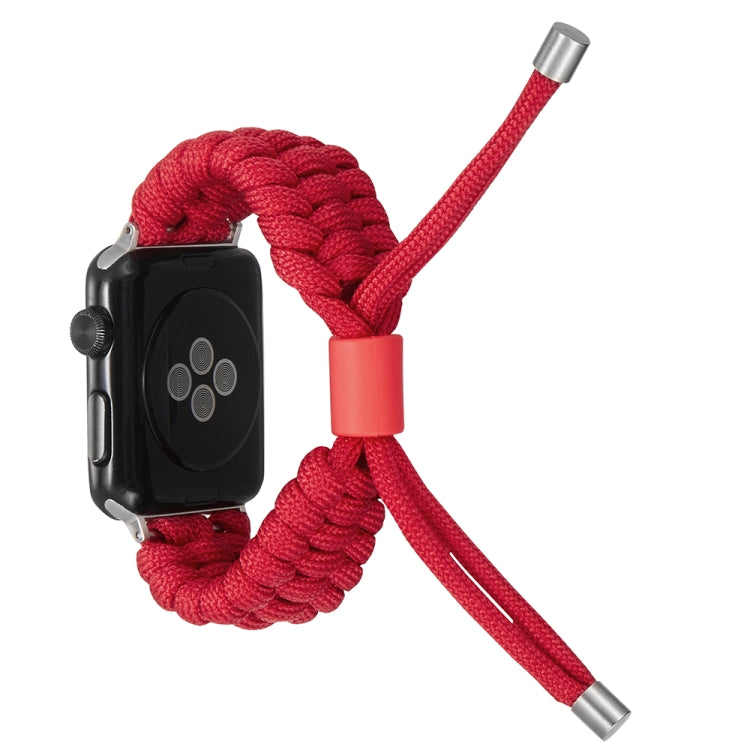 Stretch Plain Silicone Bean Watch Band For Apple Watch 2 42 mm(Red) -  by PMC TechLife | Online Shopping South Africa | PMC TechLife