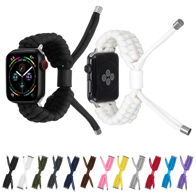 Stretch Plain Silicone Bean Watch Band For Apple Watch 5 44mm(Black) -  by PMC TechLife | Online Shopping South Africa | PMC TechLife