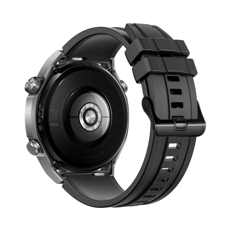 2pcs Regular Style For Huawei Watch Ultimate Silicone Replacement Watch Band(Black) -  by PMC TechLife | Online Shopping South Africa | PMC TechLife